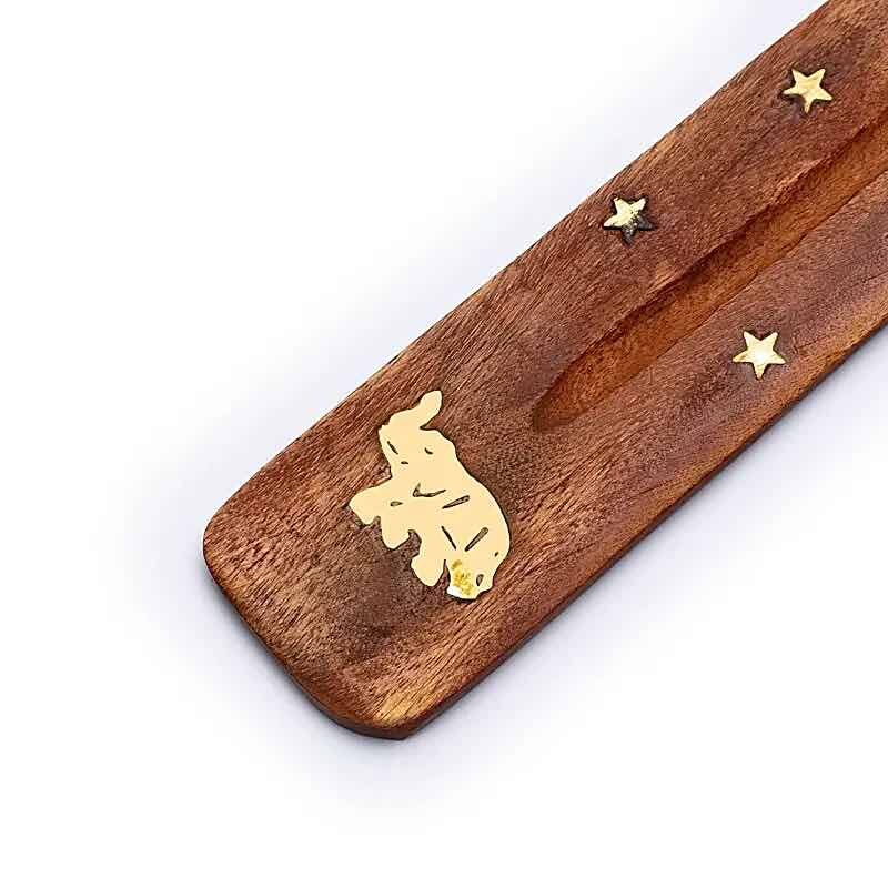 Räucherstäbchenhalter - Holz - Elefant - 1 Stück
