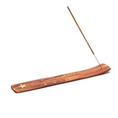 Räucherstäbchenhalter - Holz - Stern - 1 Stück