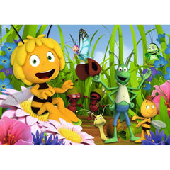Puzzle Biene Maja auf der Blumenwiese, 2 x 12 Teile