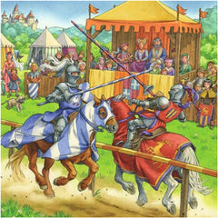 Puzzle Ritterturnier im Mittelalter, 3 x 49 Teile