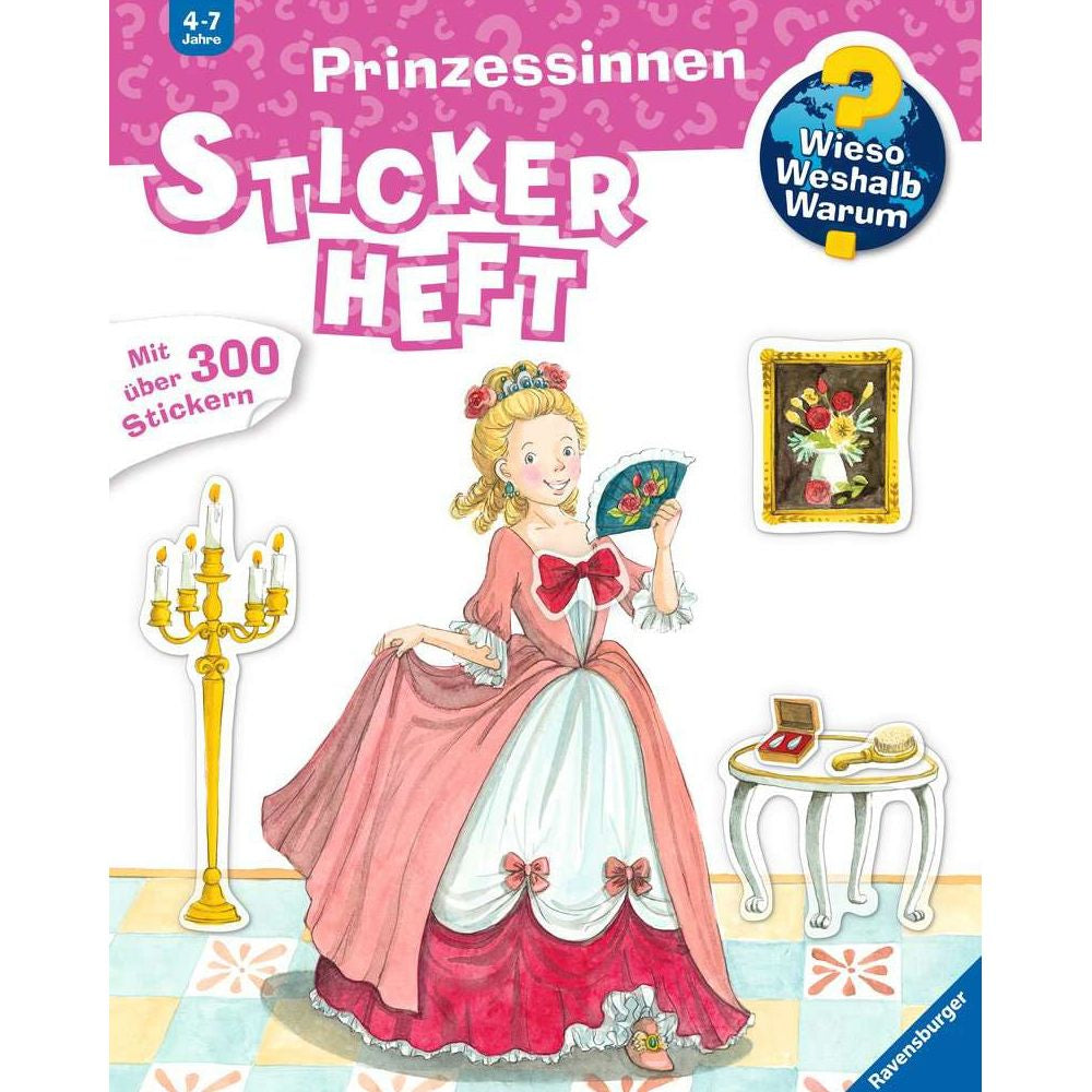 Ravensburger Wieso? Weshalb? Warum? Stickerheft: Prinzessinnen