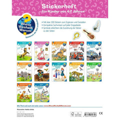 Ravensburger Wieso? Weshalb? Warum? Stickerheft: Prinzessinnen