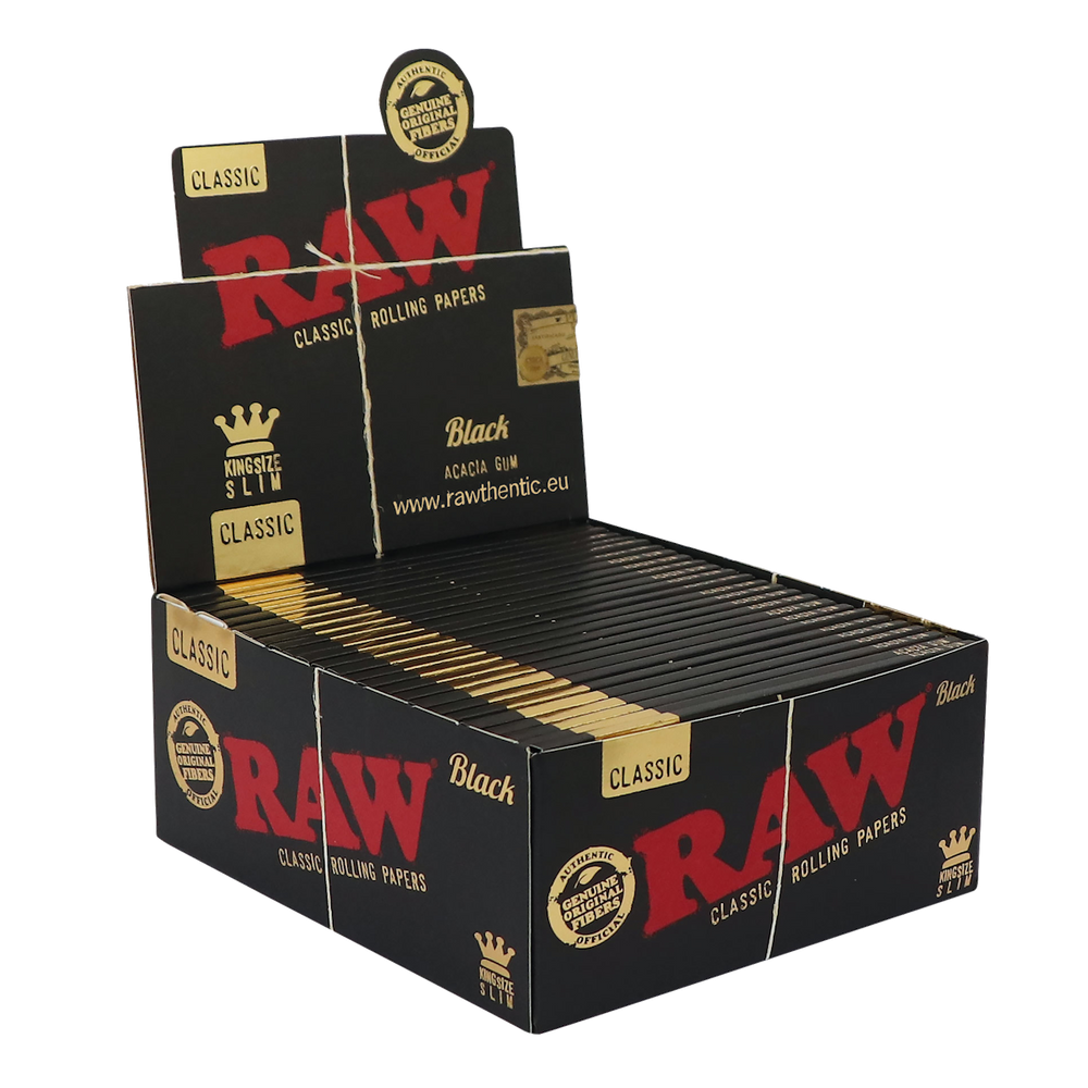 RAW - Black - King Size Slim - Dispaly - 50 x 32 Stück