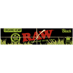 RAW - Black Organic Hemp - King Size Slim - Display - 50 x 32 Stück