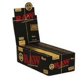 RAW - Black - Single Wide Double Window - Display - 25 x 100 Stück