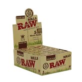 RAW - Organic Hemp - Rolls Slim - 5m - Display - 24 Stück