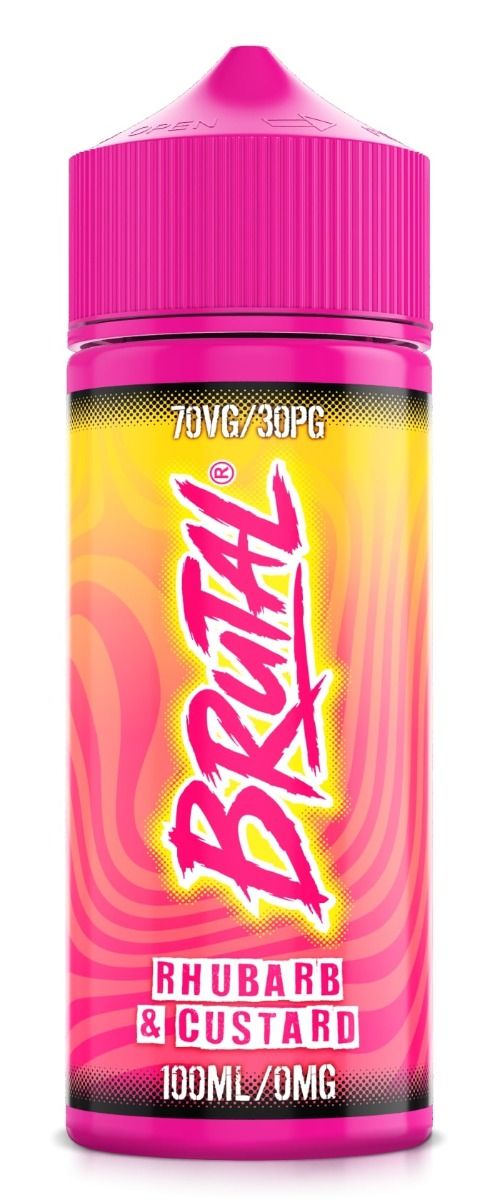 Just Juice BRUTAL - RHUBARB & CUSTARD - 100ml - Shortfill
