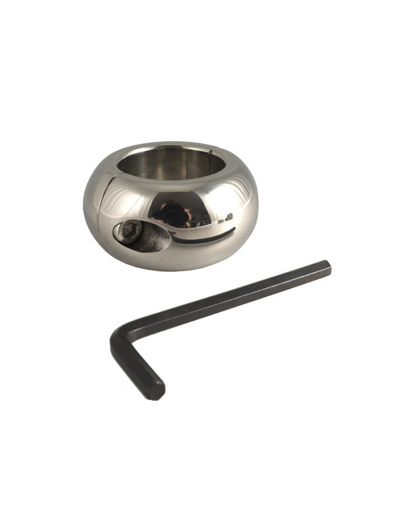 Rimba Bondage Play - Ballstretcher in Donutform mit Inbusschlüssel (Höhe 3 cm)