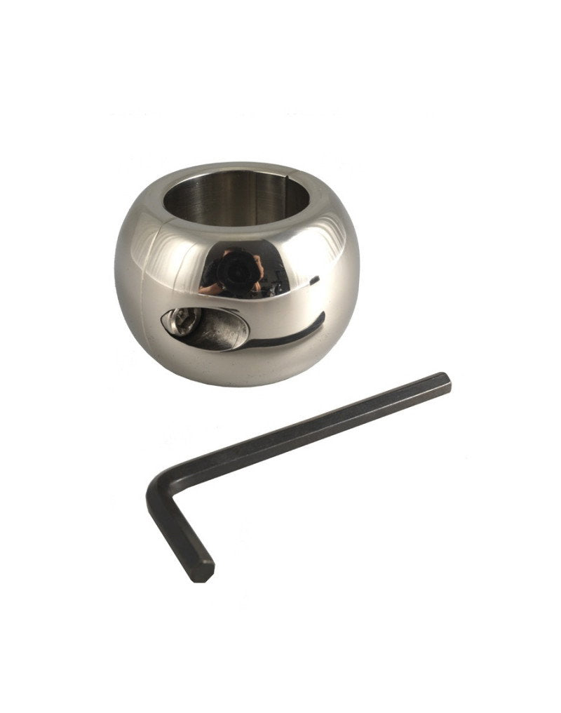 Rimba Bondage Play - Ballstretcher in Donutform mit Inbusschlüssel (Höhe 4 cm)