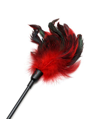 Rimba Bondage Play - Double Pleasure Whip - Rot + Schwarz