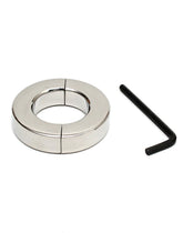 Rimba Bondage Play - Edelstahl Ballstretcher mit Inbusschlüssel (Höhe 1.5 cm)