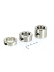 Rimba Bondage Play - Edelstahl Ballstretcher mit Inbusschlüssel (Höhe 4 cm)