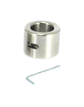 Rimba Bondage Play - Edelstahl Ballstretcher mit Inbusschlüssel (Höhe 4 cm)