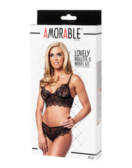 Amorable by Rimba - Bralette mit Slip - Schwarz
