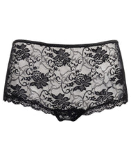 Amorable by Rimba - Slip mit offenem Rücken - One Size - Schwarz