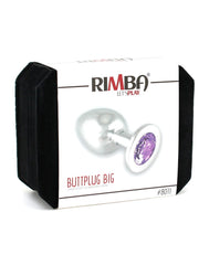 3: Rimba - Buttplug, GROSS mit Kristal (unisex)