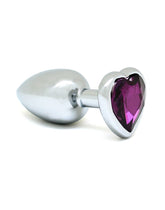1: Rimba - Buttplug, KLEIN mit Herzform Kristal (unisex)