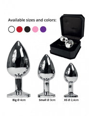 Rimba - Buttplug, KLEIN mit Kristal (unisex)