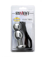 Rimba Elektro Sex Dildo doppeltkügel, bi-polair (100 mm)