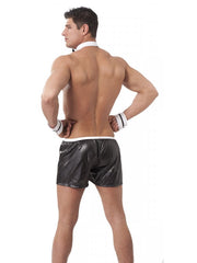 Amorable by Rimba - 4-teiliges Gigolo-Set - One Size - Schwarz