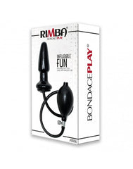 Rimba - Aufpumpbarer Buttplug (klein) mit massiven Kern