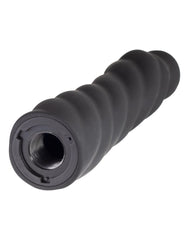 Rimba Latex Play - Austauschbarer Dildo für Strap-on mit Saugnapf - Schwarz