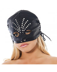 Rimba - Kopfmaske mit Augen, verziert mit Nieten