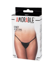 Amorable by Rimba - Mini String - One Size - Schwarz