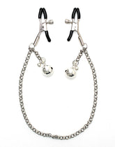 Rimba - Nippelklemmen mit Kette und Glöckchen