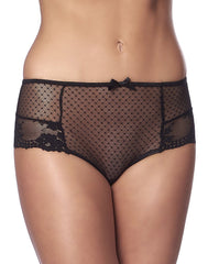 Amorable by Rimba - Slip mit offenem Rücken - One Size - Schwarz