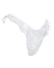 Amorable by Rimba - Offener brasilianischer Slip - One Size - Weiß