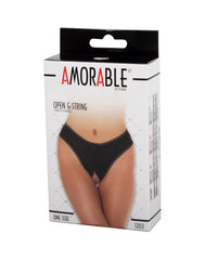 Amorable by Rimba - Offener String - One Size - Schwarz