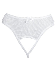Amorable by Rimba - Offener String - One Size - Weiß