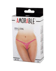 Amorable by Rimba - Offener String - One Size - Pink