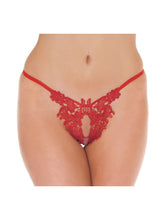 Amorable by Rimba - Offener String - One Size - Rot