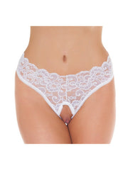 Amorable by Rimba - Offener String - One Size - Weiß
