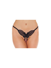 1: Amorable by Rimba - Offener String - One Size - Schwarz