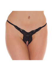 Amorable by Rimba - Offener String - One Size - Schwarz
