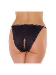 Amorable by Rimba - Open Tanga - One Size - Schwarz