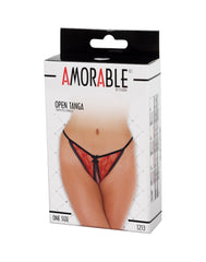 Amorable by Rimba - Open Tanga - One Size - Rot