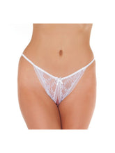 Amorable by Rimba - Open Tanga - One Size - Weiß