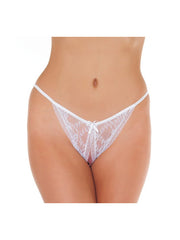 Amorable by Rimba - Open Tanga - One Size - Weiß