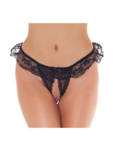 Amorable by Rimba - Offener String - One Size - Schwarz