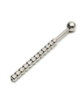 1: Rimba - Ribbed Urethral plug hollow Ø 10 mm