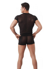Amorable by Rimba - Transparentes T-Shirt - Schwarz