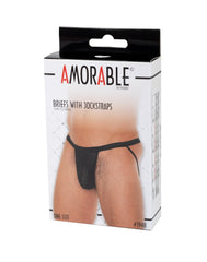 Amorable by Rimba - Transparenter Jockstrap - One Size - Schwarz