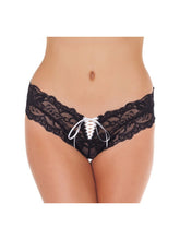 Amorable by Rimba - Slip - One Size - Schwarz / Weiß