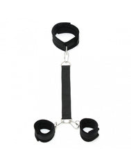 Rimba - Soft Bondage Halsband mit Band und Handfessel