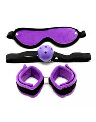 Rimba - Soft bondage Set mit Velkroband (3-teilig)