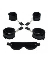 Rimba - Soft bondage Set mit Velkroband (6-teilig)